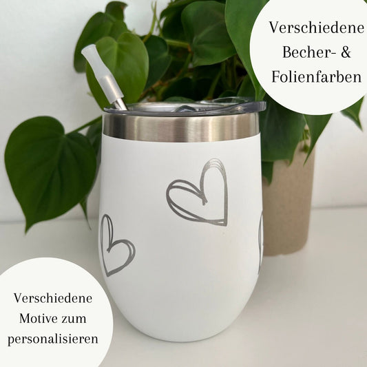 Weinbecher personalisierbar | Trinkbecher | Thermobecher