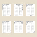 Geburtstagskalender | Tischkalender | Kalender | Monatsblumen